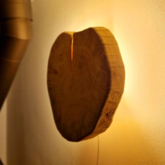 "LightLog" Wooden ambient wall light